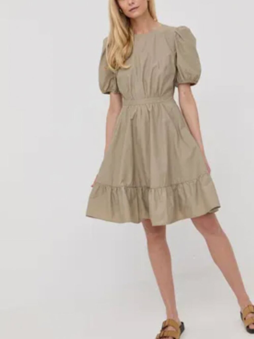 Gestuz Puff-Sleeve Mini Dress